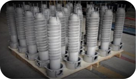 Рекуператор газовых горелок. Material:1.4848